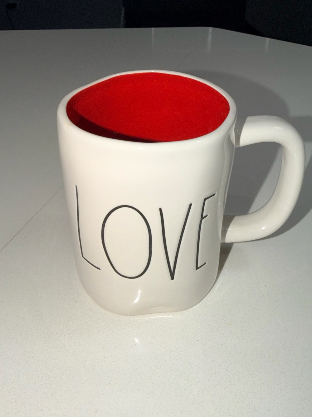 Rae Dunn ‘LOVE’ Red Interior Mug